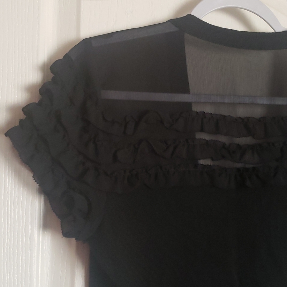 Loft black ruffled shrug - Picture 5 of 5